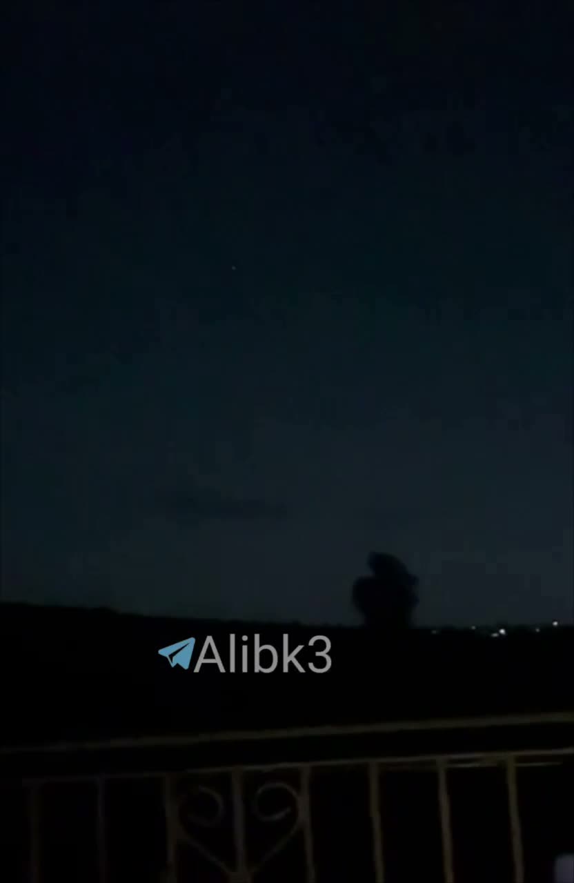 Israëlische luchtaanval op de stad Mansouri in Zuid-Libanon.