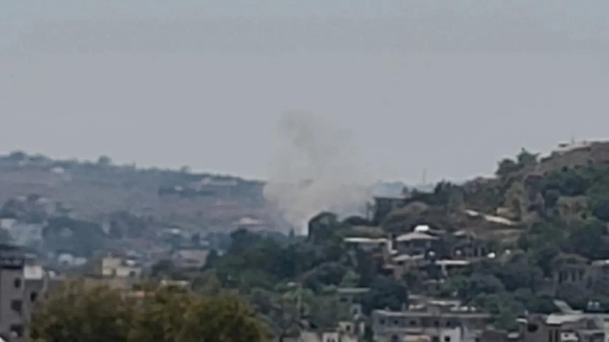 Een Israëlische luchtaanval was gericht op de stad Nabatieh al-Fawqa.