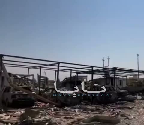 Nieuwe beelden van de brute aanval op het terrein van de Volksmobilisatiekrachten in Nineveh.