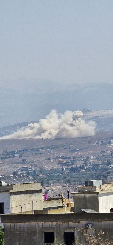 A violent explosion in Taybeh