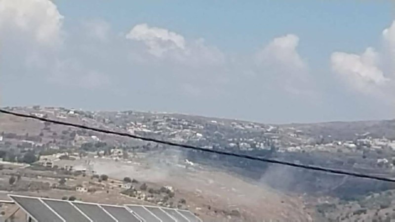 El bombardeo de artillería israelí apunta a las afueras occidentales de la ciudad de Houla.