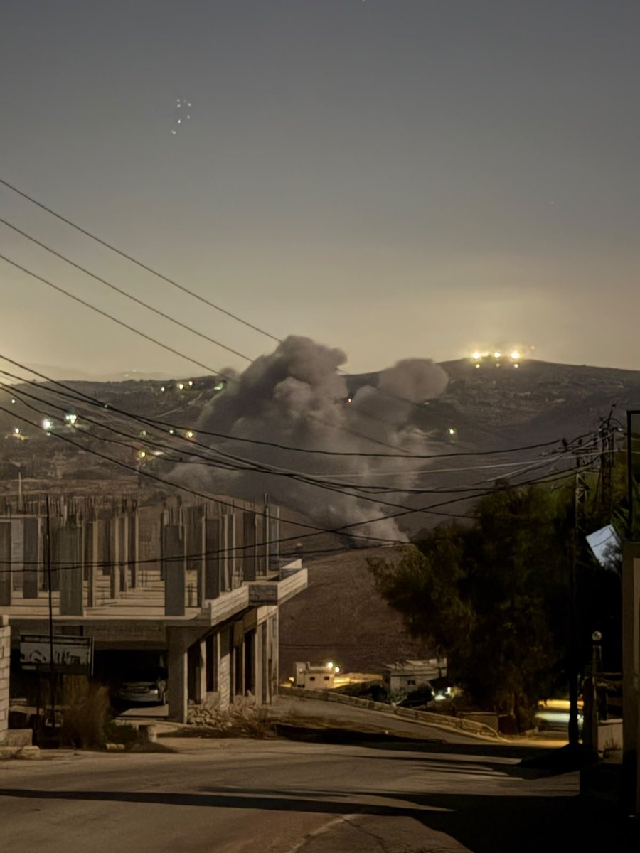 Strike targets outskirts of Hula town near Wadi al-Saluqi valley
