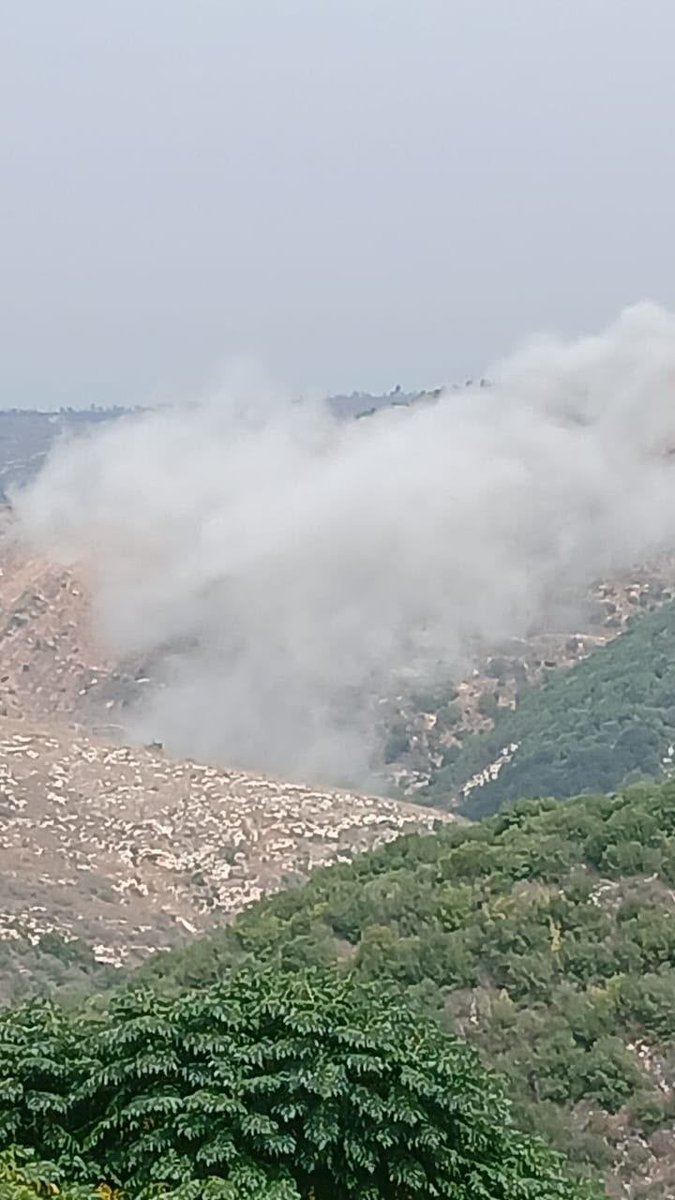Aircraft launch raid on Wadi al-Hujair, in southern Lebanon